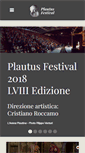 Mobile Screenshot of plautusfestival.it