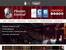 Tablet Screenshot of plautusfestival.it